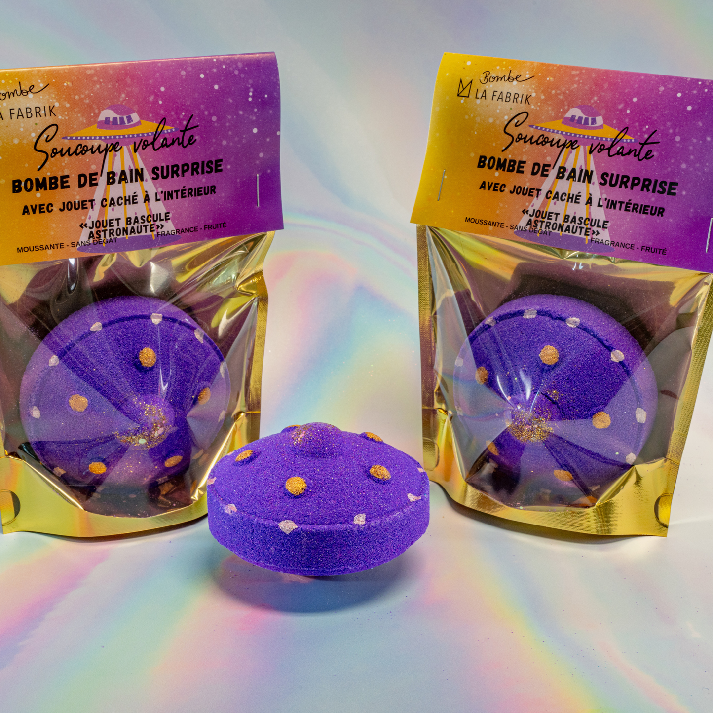 Bombe de bain surprise - Soucoupe