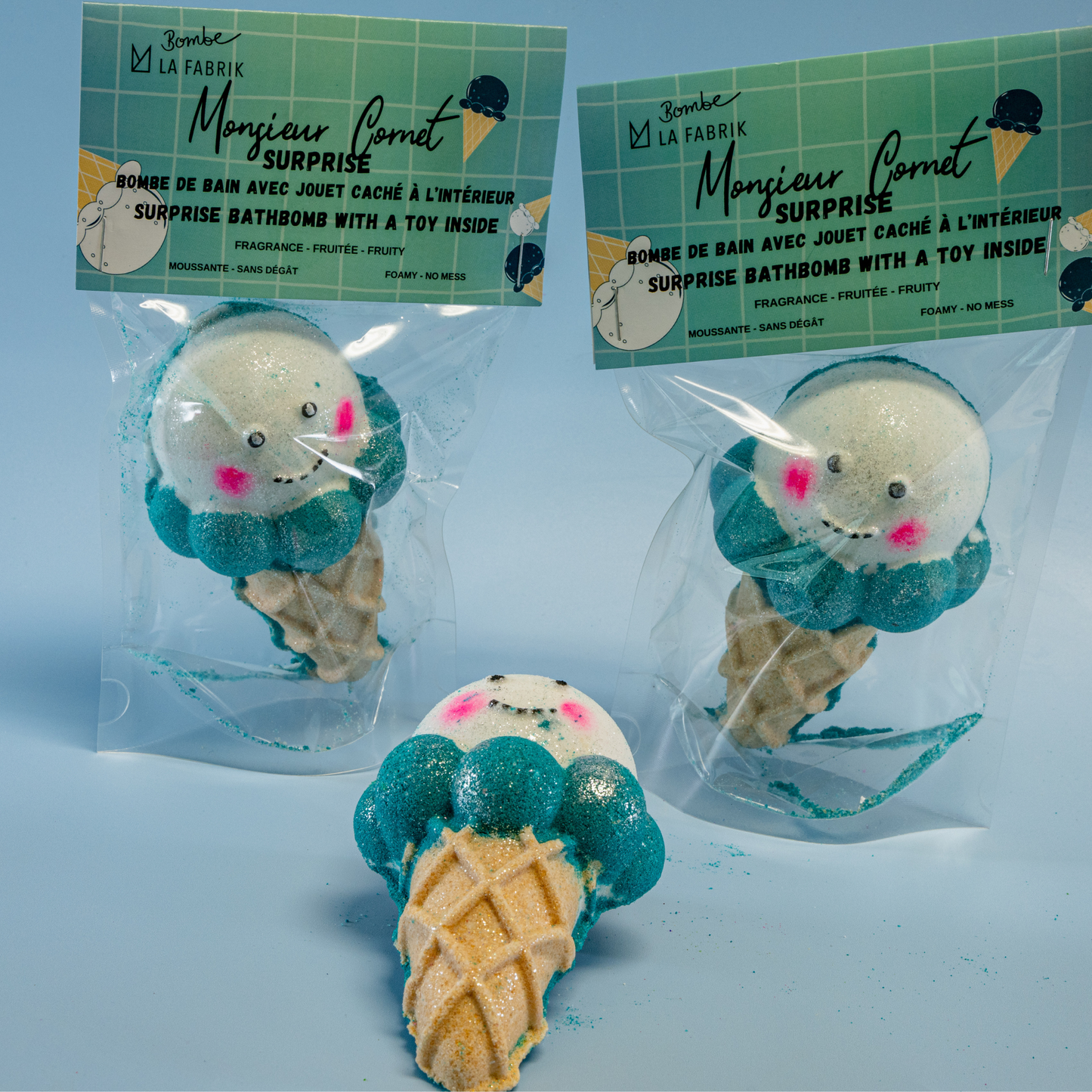 Bombe de bain surprise - Monsieur Cornet