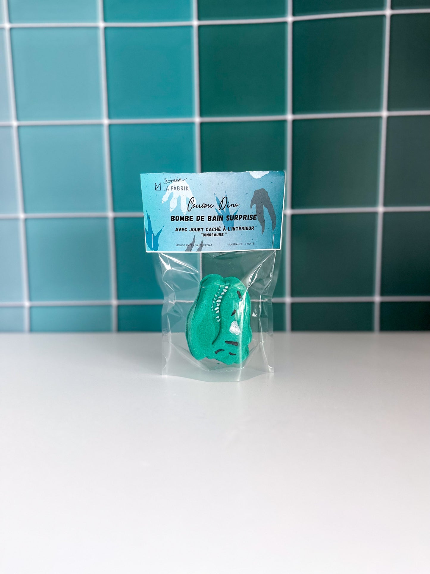 Bombe de bain surprise - Coucou dino (nouveau modèle)