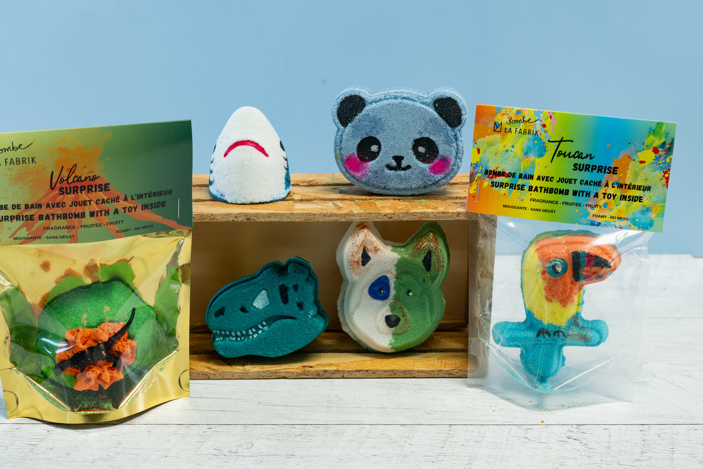 Bombe de bain surprise - Volcano (dinosaure)