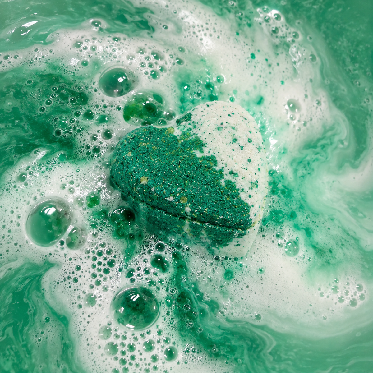 Bombe de bain - Coeur eucalyptus